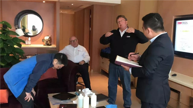 Stoner團隊與廣東博皓團隊一齊探討脫模劑新產(chǎn)品市場應(yīng)用-2